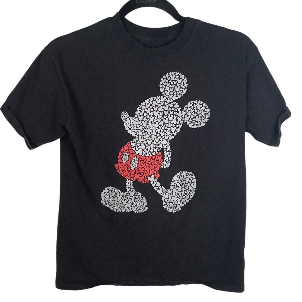 Disney Parks tee shirt Mickey Mouse Girls Graphic Silhouette‎ Large